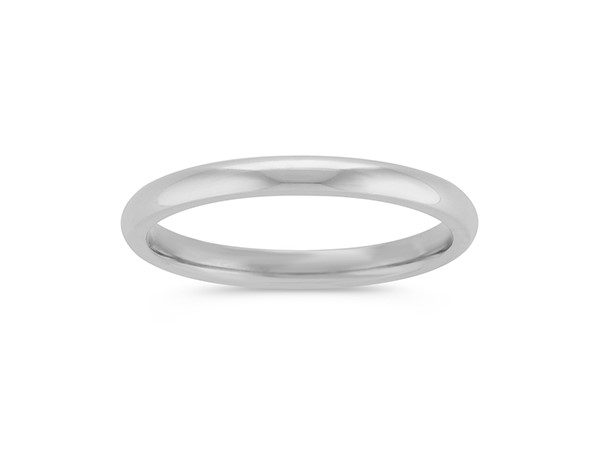 Platinum Comfort Fit Wedding Band