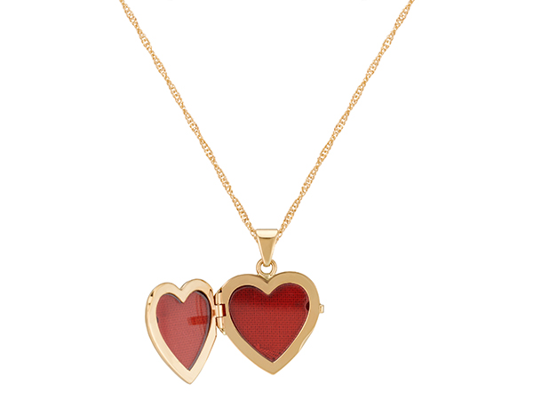 Heart Frame Locket Necklace by Shutterfly