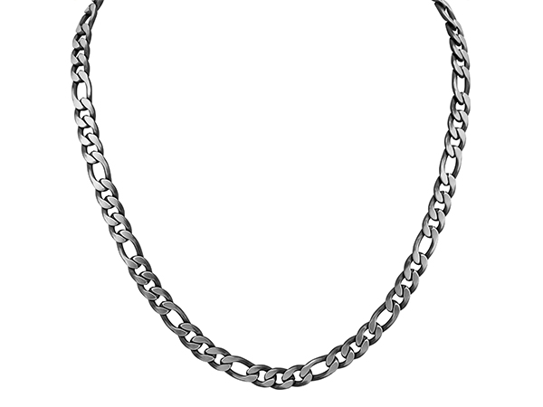 Men's Stainless Steel Figaro Chain