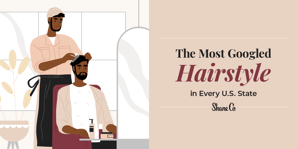 Title graphic for the most Googled hairstyle in every U.S. state