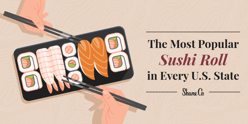 Header image for the most popular sushi roll in every state