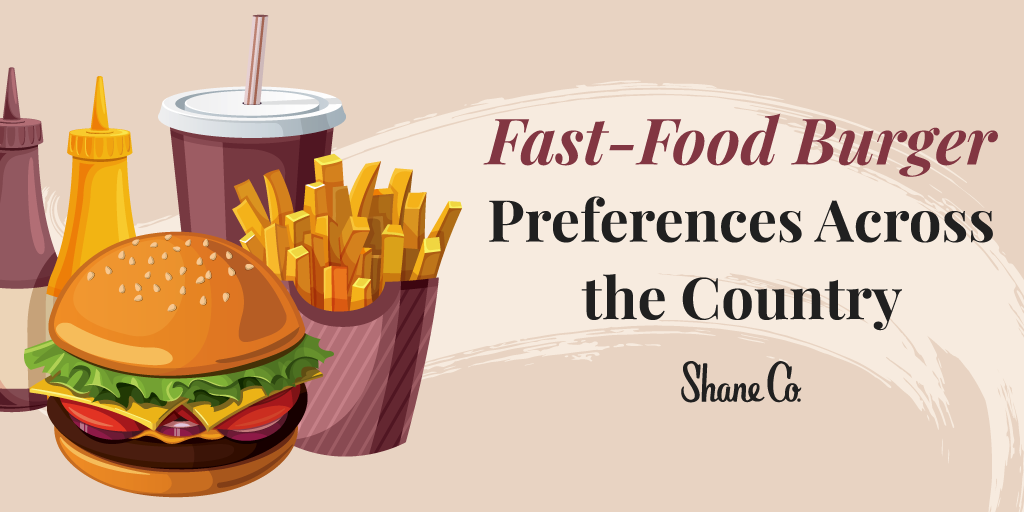 A header image for a blog about fast food burger preferences in every U.S. state