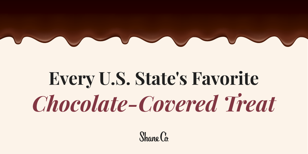 Title graphic for Every U.S. State’s Favorite Chocolate-Covered Treat