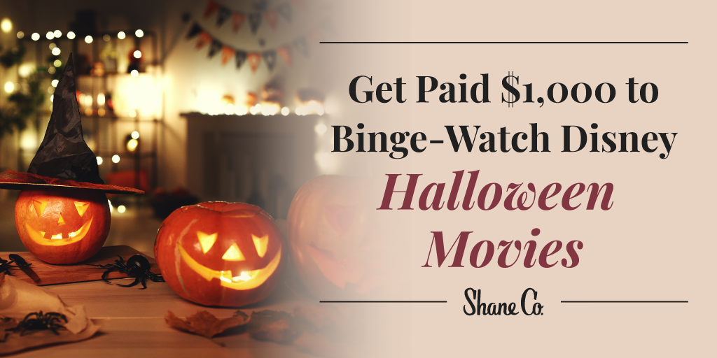 Title image for “Get Paid $1,000 to Binge-Watch Disney Halloween Movies”