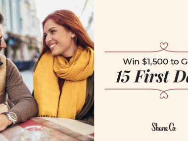 Title graphic for Win $1,500 to Go on 15 First Dates.