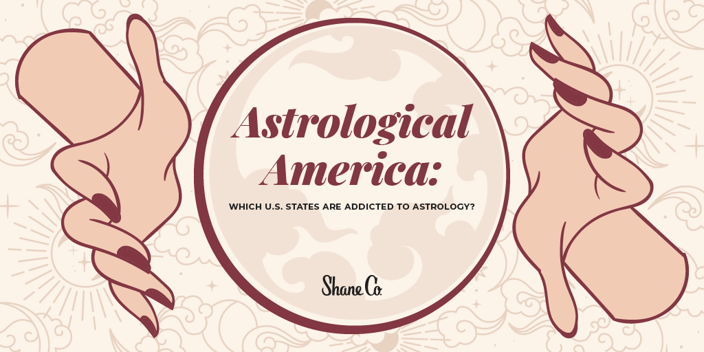Title graphic for “Astrological America: Which U.S. States Are Addicted to Astrology?”