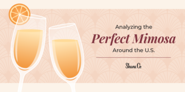 Intro graphic for “Analyzing the Perfect Mimosa Around the U.S.”