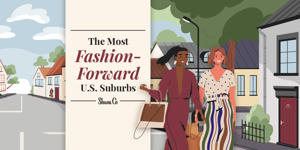 Title graphic for “The Most Fashion-Forward U.S. Suburbs”
