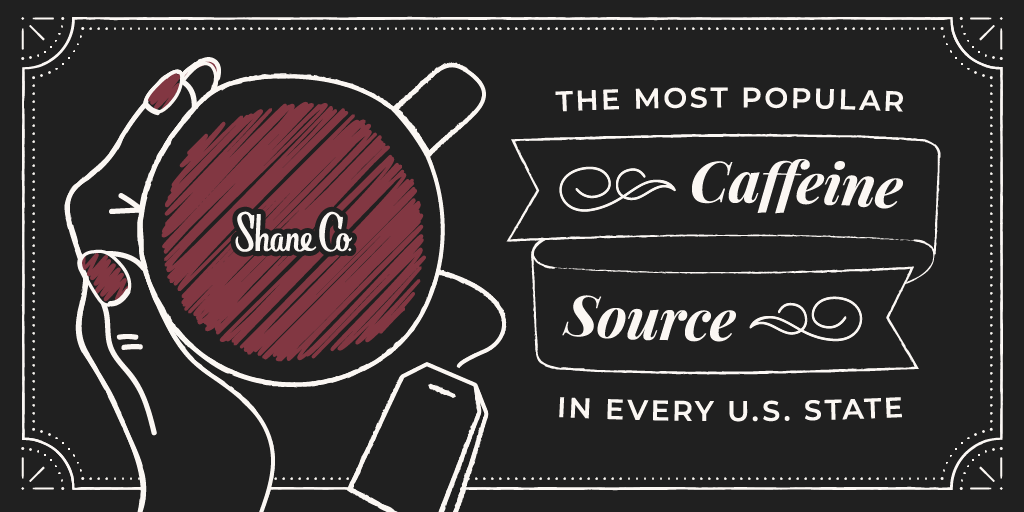 Introductory graphic for the most popular caffeine source in every U.S. State.