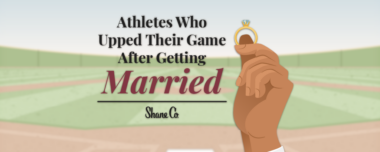 A header image for a blog about the impact of marriage on athlete performance