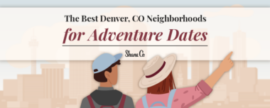 A header image for a blog about Denver, CO adventure date locations.