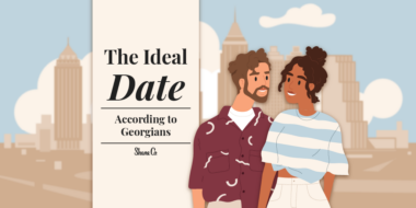 Title graphic for “The Ideal Date, According to Georgians”