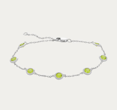 peridot bracelet