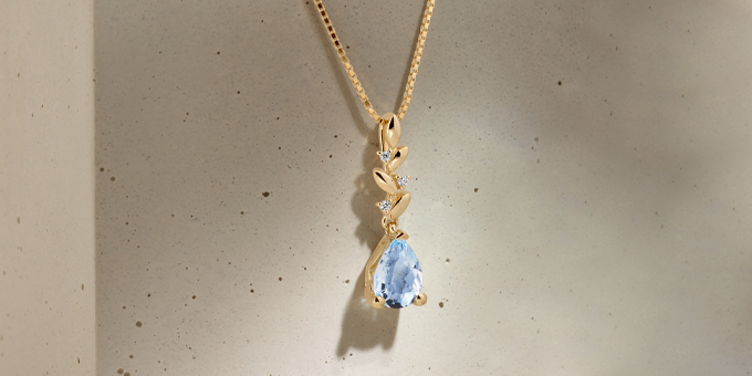 aquamarine necklace