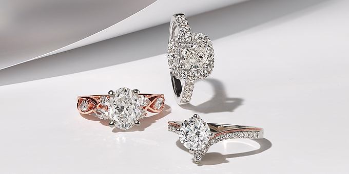 header image of unique engagement ring styles