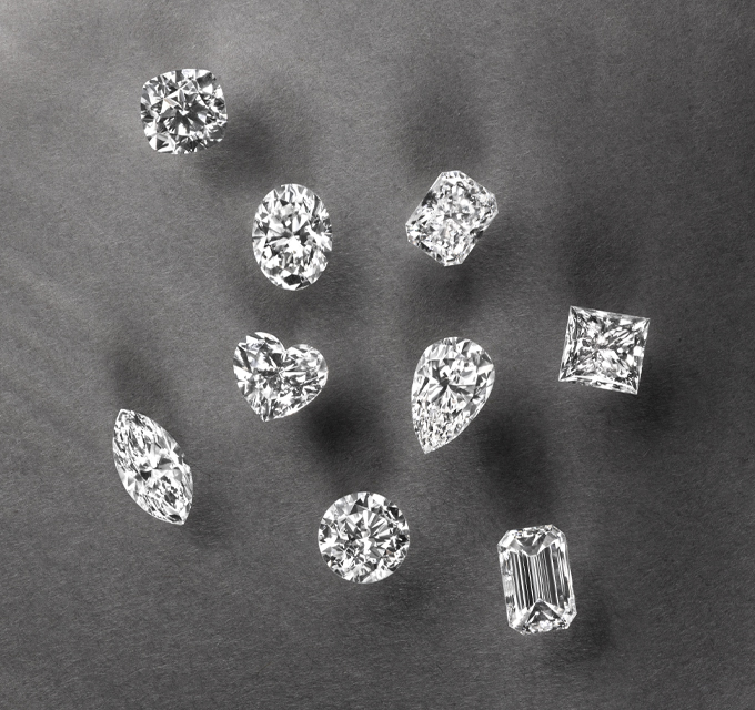 diamond shapes