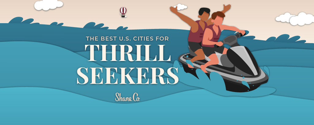 header image for the best cities for thrill seekers