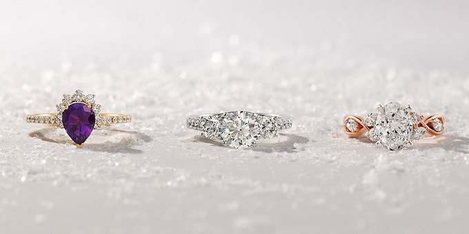 winter engagement rings