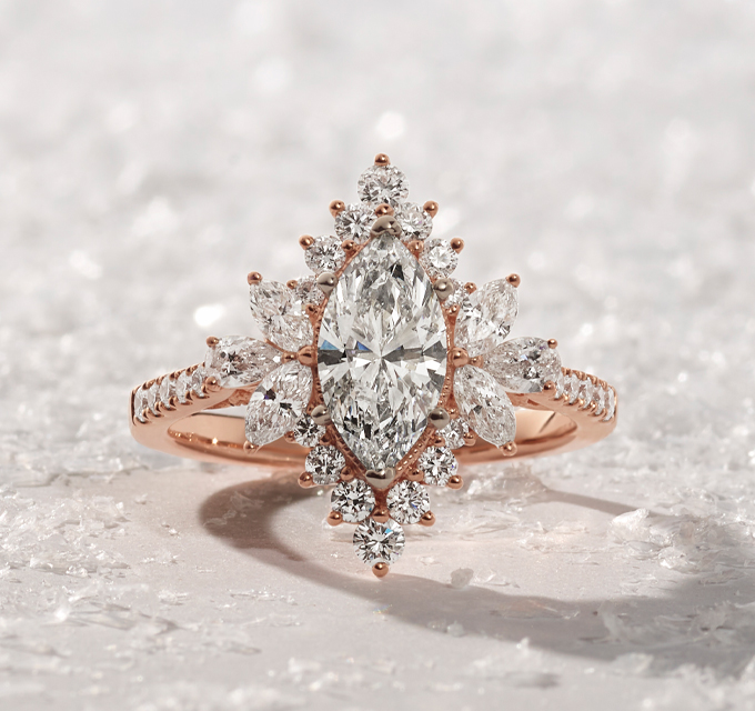 winter engagement ring