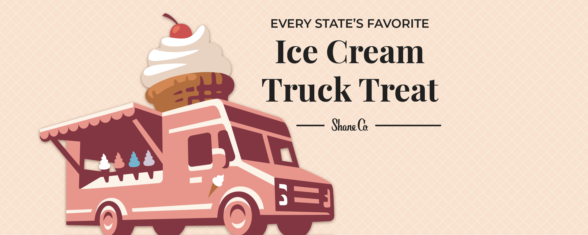 A header image for a blog about popular ice cream truck treats