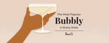 Introductory graphic for a blog about the most popular bubbly in every U.S. state