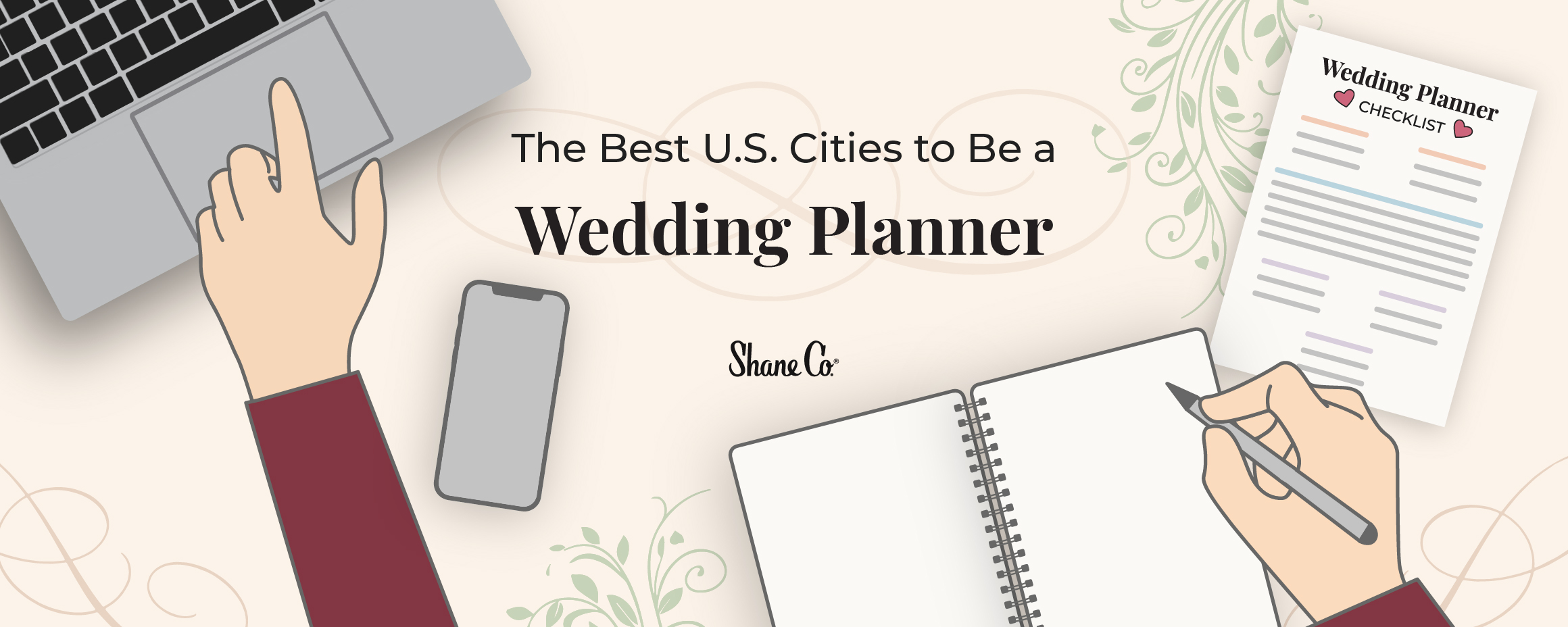 introductory graphic for a blog about the best U.S. cities to be a wedding planner