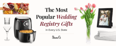 Title graphic for a blog about the top searched wedding registry gifts in every state