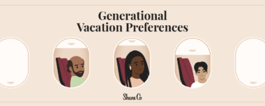 A header image for a blog about generational vacation destination preferences