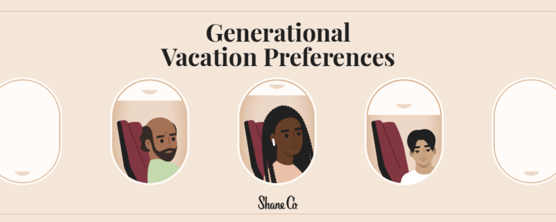 A header image for a blog about generational vacation destination preferences