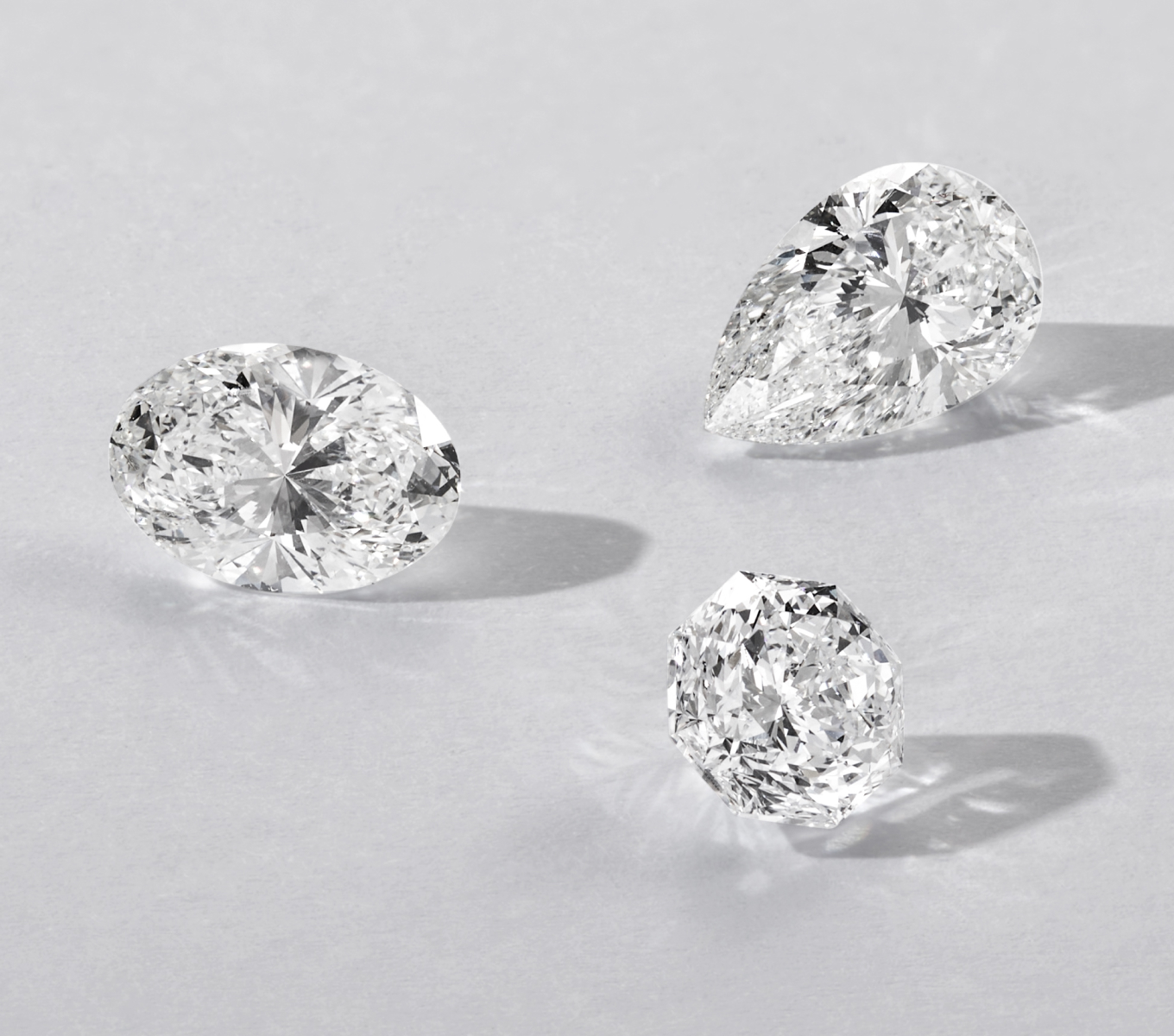 Stargazer Lab-Grown Diamonds. The additional facets in these diamonds, as well as their perfect alignment, add to the overall show-stopping appearance. They are also certified by the International Gemological Institute and offer superior sparkle. Our Stargazer Lab-Grown Diamonds are available in oval, pear, and octagon, a new shape at Shane Co.