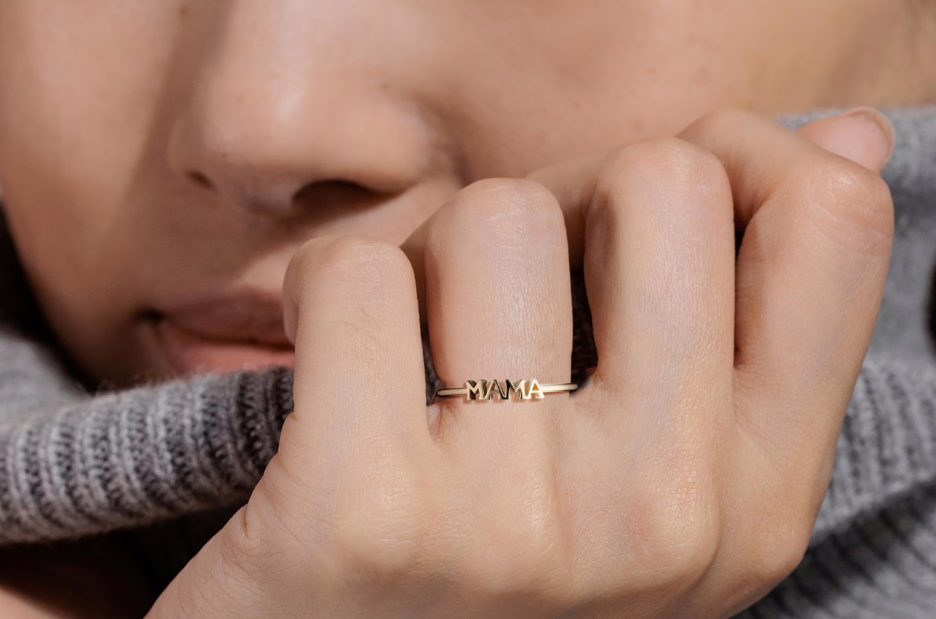 14K Yellow Gold Mama Ring Celebrate motherhood with this meaningful 14-karat yellow gold ring. It makes a beautiful daily accessory or a great gift for a new mom. 14k yellow gold Approx. 1mm band width Engravable and resizable