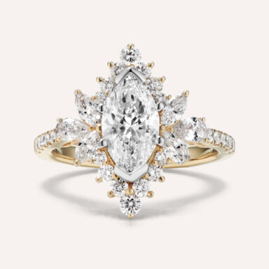 halo diamond engagement ring